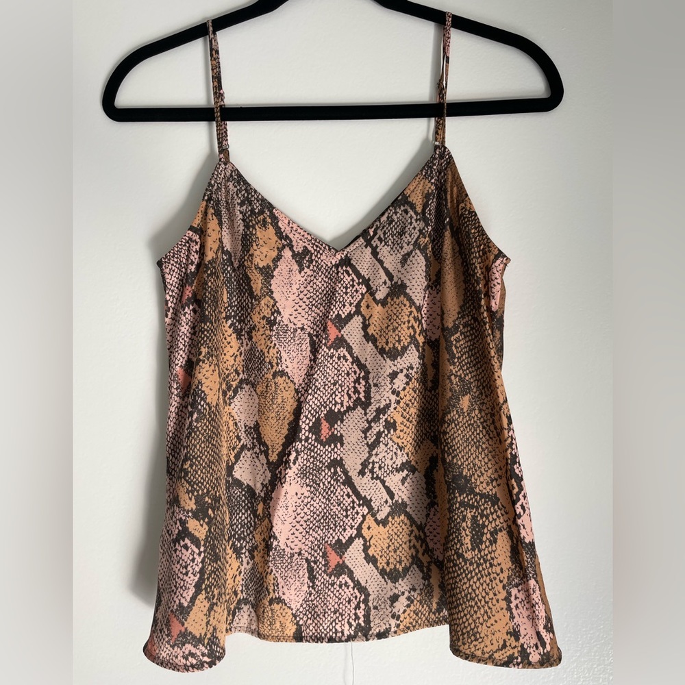Banana Republic SL cami April warm snake size XS